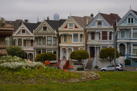 De Painted Ladies op Alamo Square